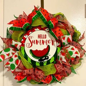 Item#31 Summer Wreath Refreshing Watermelon Wreath